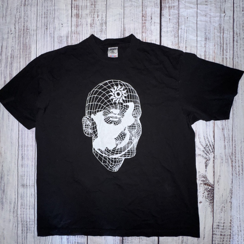 Shaka Wear Men's Heavyweight T-Shirt – Black Short Sleeve Tee XXL